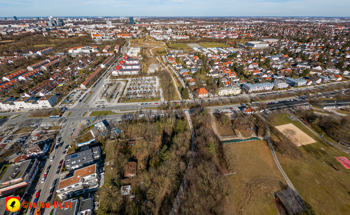 20.02.2023 - der Hachinger Bach und das Michaelibad in Neuperlach